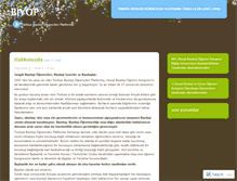 Tablet Screenshot of biyop.wordpress.com