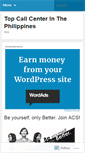 Mobile Screenshot of callcenterinthephilippines.wordpress.com