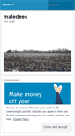 Mobile Screenshot of maledees.wordpress.com