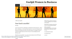 Desktop Screenshot of guelphwomen.wordpress.com