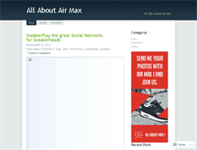 Tablet Screenshot of allaboutmax1.wordpress.com