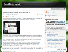Tablet Screenshot of linuxsloboda.wordpress.com