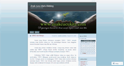 Desktop Screenshot of anakcucukita.wordpress.com