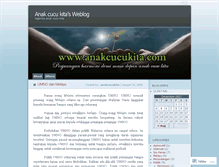 Tablet Screenshot of anakcucukita.wordpress.com