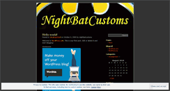 Desktop Screenshot of nightbatcustoms.wordpress.com