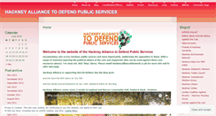 Desktop Screenshot of hackneyalliance.wordpress.com