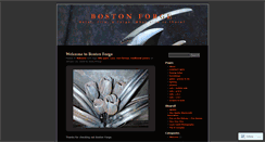 Desktop Screenshot of bostonforge.wordpress.com