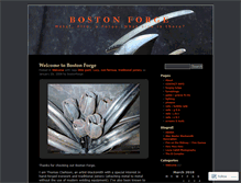 Tablet Screenshot of bostonforge.wordpress.com