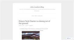 Desktop Screenshot of jhlundin.wordpress.com