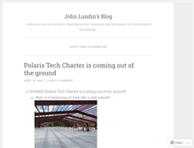 Tablet Screenshot of jhlundin.wordpress.com