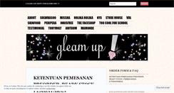 Desktop Screenshot of gleamup.wordpress.com