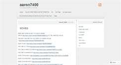 Desktop Screenshot of aaronthebeast.wordpress.com