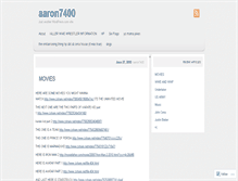 Tablet Screenshot of aaronthebeast.wordpress.com
