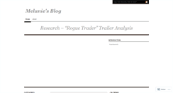 Desktop Screenshot of davismelanie.wordpress.com