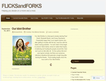 Tablet Screenshot of flicksandforks.wordpress.com