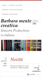 Mobile Screenshot of barbaramentecreativa.wordpress.com