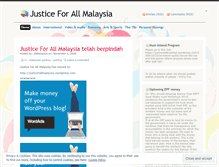 Tablet Screenshot of justice4allkuantan.wordpress.com