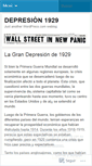 Mobile Screenshot of lagrandepresion1929.wordpress.com