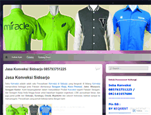 Tablet Screenshot of konveksidisidoarjo.wordpress.com