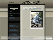 Tablet Screenshot of bhavinartist.wordpress.com