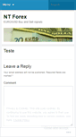 Mobile Screenshot of forexnt.wordpress.com