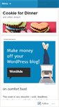 Mobile Screenshot of cookiefordinner.wordpress.com