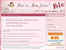 Tablet Screenshot of pratibemfeito.wordpress.com
