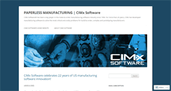 Desktop Screenshot of cimx.wordpress.com