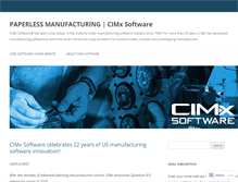 Tablet Screenshot of cimx.wordpress.com