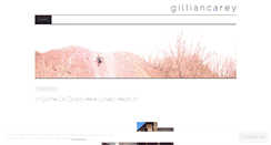 Desktop Screenshot of gilliancarey.wordpress.com