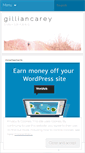Mobile Screenshot of gilliancarey.wordpress.com
