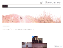 Tablet Screenshot of gilliancarey.wordpress.com