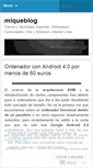 Mobile Screenshot of elmiqueblog.wordpress.com