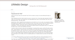 Desktop Screenshot of lrwebbdesign.wordpress.com
