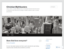 Tablet Screenshot of christianmythbusters.wordpress.com