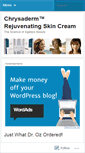 Mobile Screenshot of chrysaderm.wordpress.com