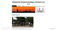 Desktop Screenshot of ikbse.wordpress.com