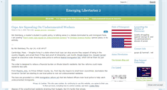 Desktop Screenshot of libertarianblog.wordpress.com