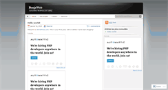 Desktop Screenshot of benjawebbe.wordpress.com
