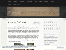 Tablet Screenshot of fjoraraflandri.wordpress.com