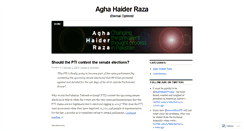 Desktop Screenshot of ahraza.wordpress.com