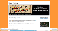 Desktop Screenshot of happyhuntingtv.wordpress.com