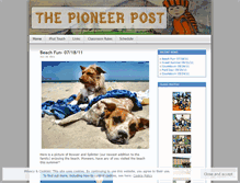 Tablet Screenshot of pioneerpost.wordpress.com