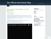 Tablet Screenshot of akrofit.wordpress.com