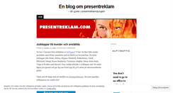 Desktop Screenshot of profilprodukter.wordpress.com