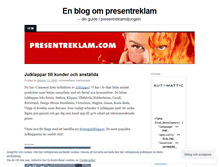 Tablet Screenshot of profilprodukter.wordpress.com