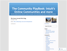Tablet Screenshot of communityplaybook.wordpress.com