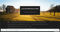 Desktop Screenshot of july4threvolution.wordpress.com