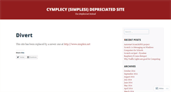 Desktop Screenshot of cymplecy.wordpress.com