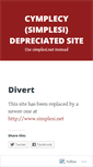 Mobile Screenshot of cymplecy.wordpress.com